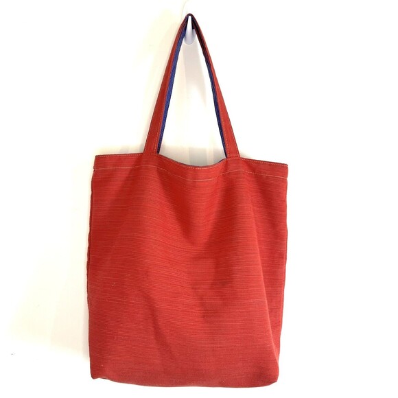 Parrot Canvas Co All Purpose Red And Blue Tote Bag - Picture 1 of 6